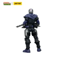 the back of the Action Figure - Foot Clan A TMNT Nickelodeon 1 18 - JOYTOY Teenage Mutant Ninja Turtles in whtie background