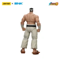 the back of the Action Figure - Goro Daimon KOF _98 UM Hero Team SNK 1 18 - JOYTOY The King of Fighters in white background