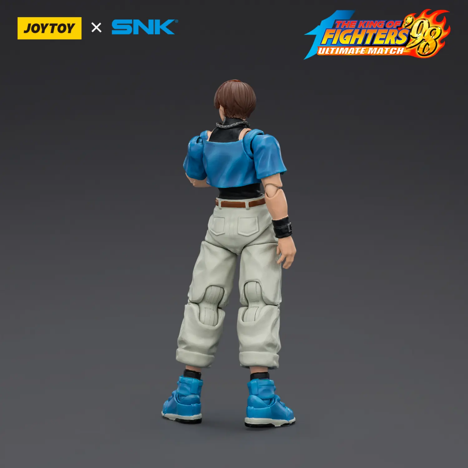 the back of the Action Figure - JOYTOY Chris KOF _98 UM Orochi Team SNK 1 18 - The King of Fighters the back of the Action Figure - JOYTOY Chris KOF _98 UM Orochi Team SNK 1 18 - The King of Fighters