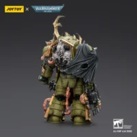 the back of the Action Figure - JOYTOY Death Guard Blightlord Terminator with Combi-bolter and Bubotic Blade 1 18 - Warhammer 40K
