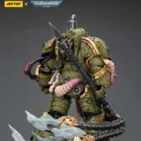 the back of the Action Figure - JOYTOY Death Guard Blightlord Terminator with Flail of Corruption 1 18 - Warhammer 40K rectangle mimage the back of the Action Figure - JOYTOY Death Guard Blightlord Terminator with Flail of Corruption 1 18 - Warhammer 40K rectangle mimage
