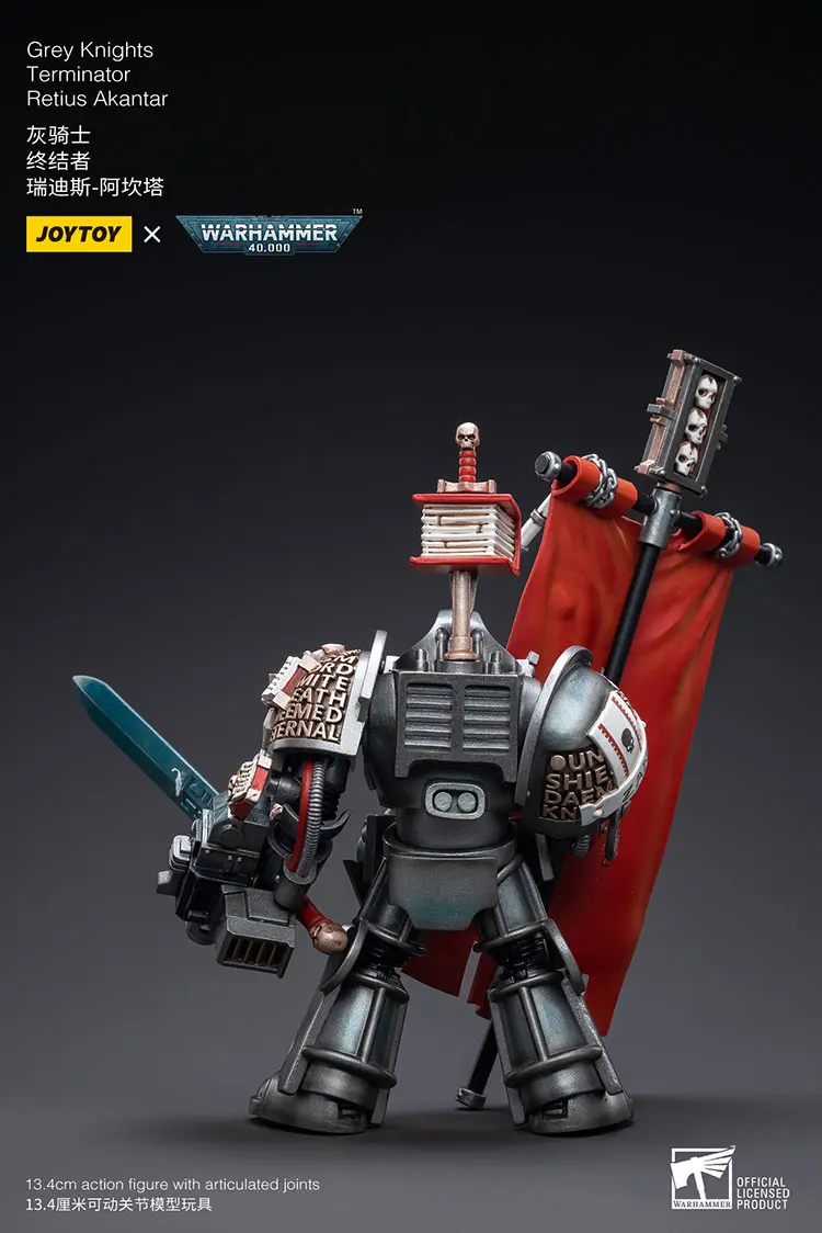 the back of the Action Figure - JOYTOY Grey Knights Terminator Retius Akantar 1 18 - Warhammer 40K rectangle image the back of the Action Figure - JOYTOY Grey Knights Terminator Retius Akantar 1 18 - Warhammer 40K rectangle image