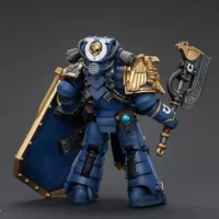the back of the Action Figure - JOYTOY Scale Ultramarines Invictarus Suzerain Squad (Suzerain 4) 1 18 - Warhammer The Horus Heresy rectangle image