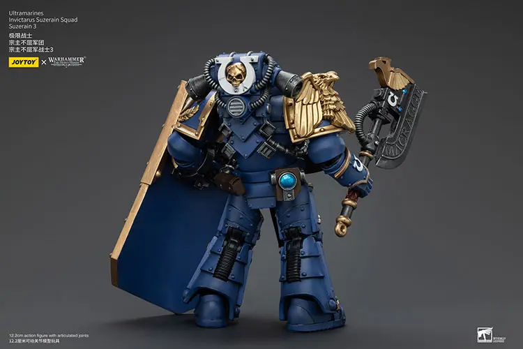 the back of the Action Figure - JOYTOY Ultramarines Invictarus Suzerain Squad (Defender of Hera Suzerain 3) 1 18 - Warhammer The Horus Heresy rectangle image the back of the Action Figure - JOYTOY Ultramarines Invictarus Suzerain Squad (Defender of Hera Suzerain 3) 1 18 - Warhammer The Horus Heresy rectangle image