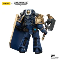 the back of the Action Figure - JOYTOY Ultramarines Invictarus Suzerain Squad (Suzerain 2) 1 18 - Warhammer The Horus Heresy