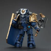 the back of the Action Figure - JOYTOY Ultramarines Invictarus Suzerain Squad (Suzerain 2) 1 18 - Warhammer The Horus Heresy rectangle image