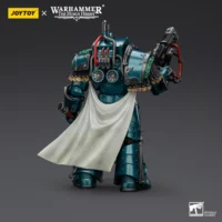 the back of the Action Figure - JoyToy Alpha Legion Praetor in Cataphractii Terminator Armour 1 18 - Warhammer The Horus Heresy