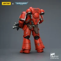 the back of the Action Figure - JoyToy Blood Angels Intercessor with Bolt Rifle, Bolt Pistol and Chainsword 1 18 - Warhammer 40K the back of the Action Figure - JoyToy Blood Angels Intercessor with Bolt Rifle, Bolt Pistol and Chainsword 1 18 - Warhammer 40K