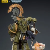 the back of the Action Figure - JoyToy Death Guard Tallyman with Plasma Pistol 1 18 - Warhammer 40K rectangle image
