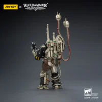 the back of the Action Figure - JoyToy Iron Warriors Traitor Legion Praevian Tech-Commander with Bolt Pistol 1 18 - Warhammer The Horus Heresy