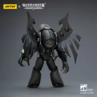 the back of the Action Figure - JoyToy Raven Guard Dark Fury, Chooser of the Slain with Raven_s Talon claws 1 18 - Warhammer The Horus Heresy