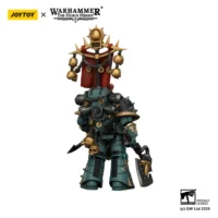 the back of the Action Figure - JoyToy Sons of Horus Vheren Ashurhaddon (Master of the True Sons) 1 18 - Warhammer The Horus Heresy & The XVI Legion in white background