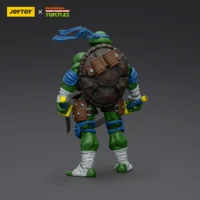 the back of the Action Figure - Leonardo TMNT Nickelodeon 1 18 - JOYTOY Teenage Mutant Ninja Turtles