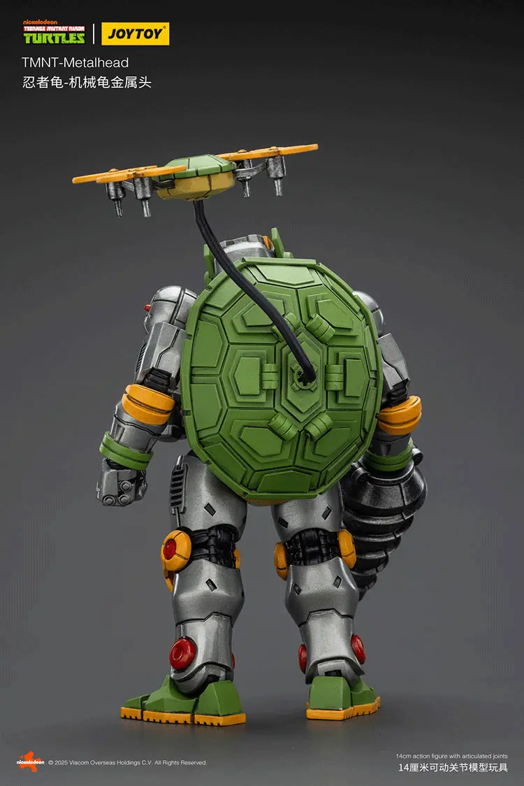 the back of the Action Figure - Metalhead TMNT Nickelodeon 1 18 - JOYTOY Teenage Mutant Ninja Turtles rectangle image The Back Of The Action Figure Metalhead Tmnt Nickelodeon 1 18 Joytoy Teenage Mutant Ninja Turtles Rectangle Image