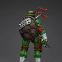 the back of the Action Figure - Raphael TMNT Nickelodeon 1 18 - JOYTOY Teenage Mutant Ninja Turtles rectangle image the back of the Action Figure - Raphael TMNT Nickelodeon 1 18 - JOYTOY Teenage Mutant Ninja Turtles rectangle image