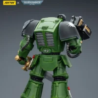 the back of the Action Figure - Salamanders Terminator 1 with Power Sword and Storm Bolter 1 18 - JOYTOY Warhammer 40K rectangle image the back of the Action Figure - Salamanders Terminator 1 with Power Sword and Storm Bolter 1 18 - JOYTOY Warhammer 40K rectangle image