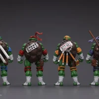 the back of the Action Figure - Teenage Mutant Ninja Turtles 4-Pack set 1 18 - JOYTOY TMNT rectangle image
