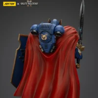 The Back Of The Action Figure Ultramarines Victrix Honour Guard With Storm Shield And Power Sword 1 18 Joytoy Warhammer 40k Rectangle Image