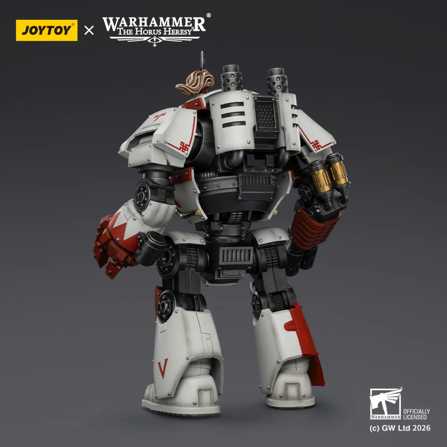 the back of the Action Figure - White Scars Contemptor Dreadnought 1 18 - JOTYOY Warhammer The Horus Heresy The Back Of The Action Figure White Scars Contemptor Dreadnought 1 18 Jotyoy Warhammer The Horus Heresy