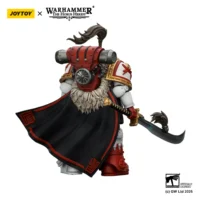 the back of the Action Figure - White Scars Hibou Khan 1 18 - JoyToy Warhammer The Horus Heresy in white background The Back Of The Action Figure White Scars Hibou Khan 1 18 Joytoy Warhammer The Horus Heresy In White Background