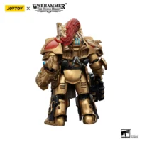 the back of the Action Figure – JoyToy Legio Custodes Aquilon Terminator 1 18 – Warhammer The Horus Heresy in white background