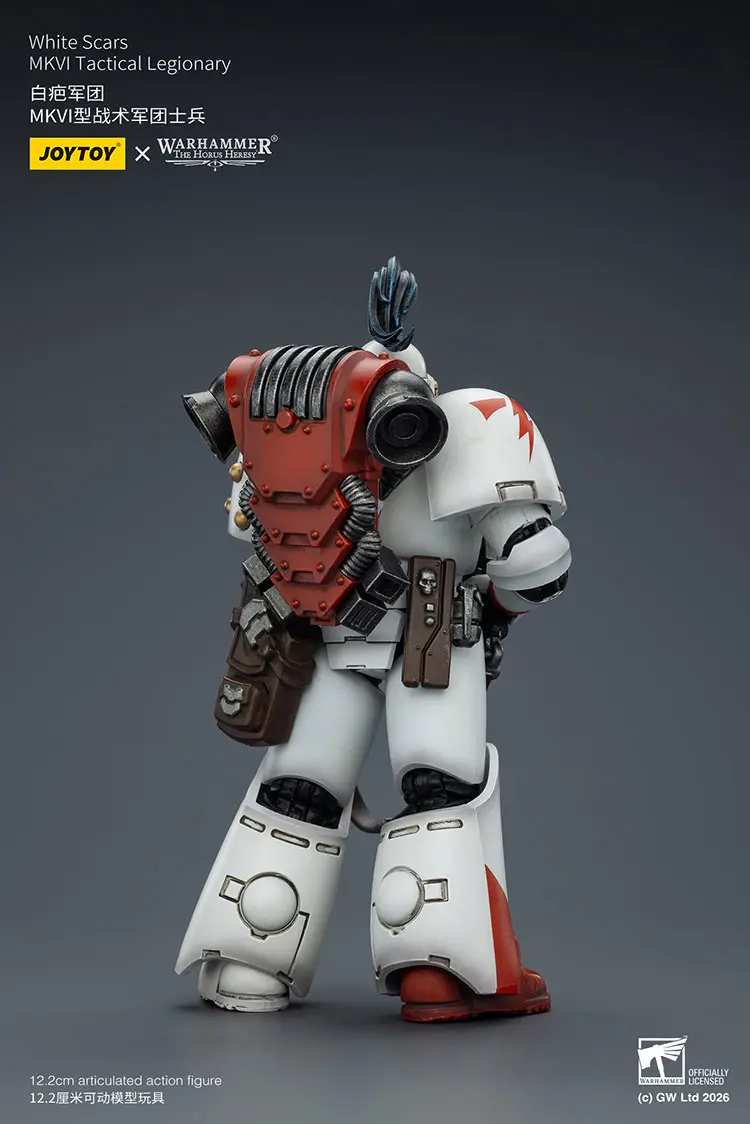 the back of the Action Figure – JoyToy White Scars MKVI Tactical Legionary 1 18 – Warhammer The Horus Heresy rectangle image the back of the Action Figure – JoyToy White Scars MKVI Tactical Legionary 1 18 – Warhammer The Horus Heresy rectangle image