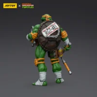 the back of the Action Figure – Michelangelo TMNT Nickelodeon 1 18 – JOYTOY Teenage Mutant Ninja Turtles the back of the Action Figure – Michelangelo TMNT Nickelodeon 1 18 – JOYTOY Teenage Mutant Ninja Turtles