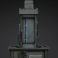 the back of the Display Stand of Action Figure Helmet - Ultramarines Lieutenant Titus' MkX Helmet 1 1 Life-Size Wearable Replica - JOYTOY Warhammer 40K rectangle image The Back Of The Display Stand Of Action Figure Helmet Ultramarines Lieutenant Titus' Mkx Helmet 1 1 Life Size Wearable Replica Joytoy Warhammer 40k Rectangle Image