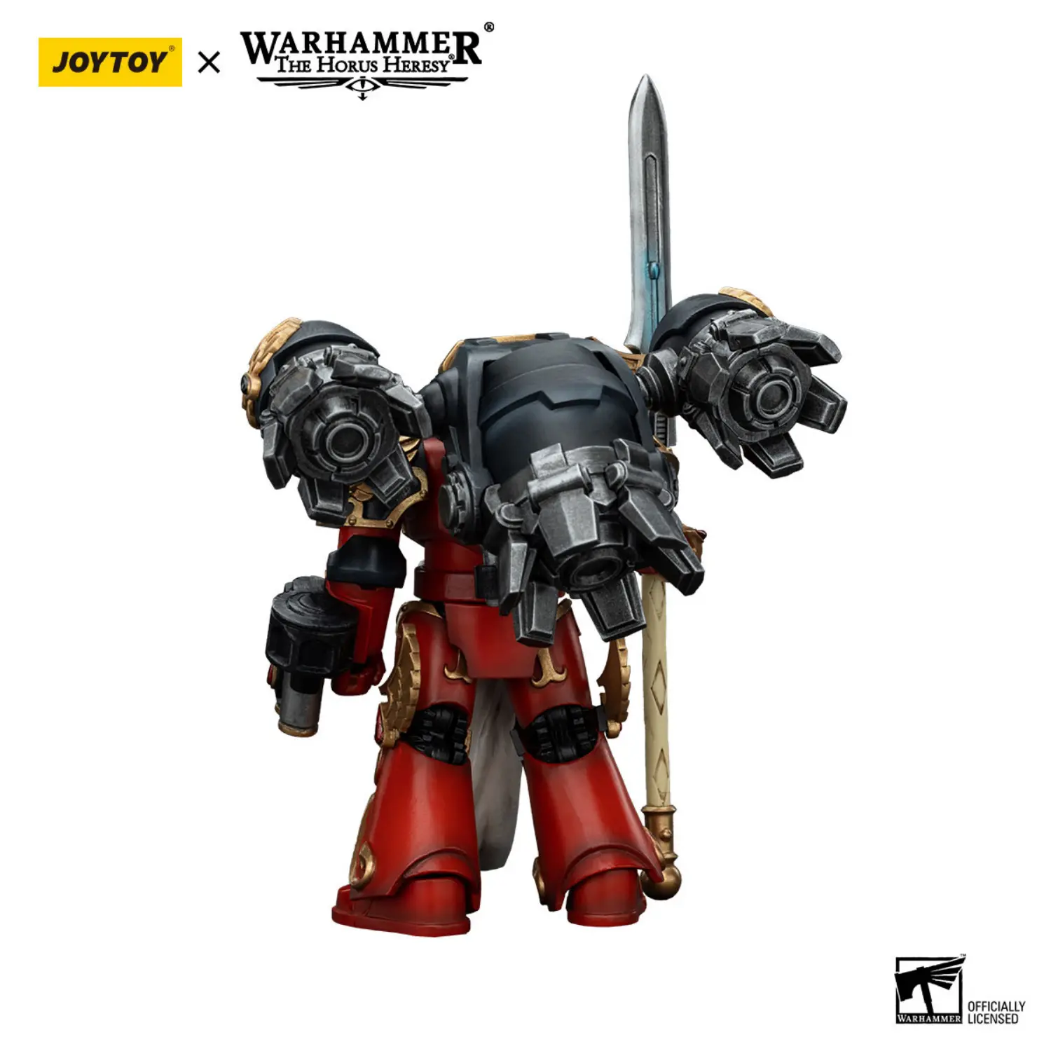 The Backj Of Action Figure Blood Angels Dawnbreaker Cohort Dawnbreaker 2 1 18 Jotyoy Warhammer The Horus Heresy In White Background