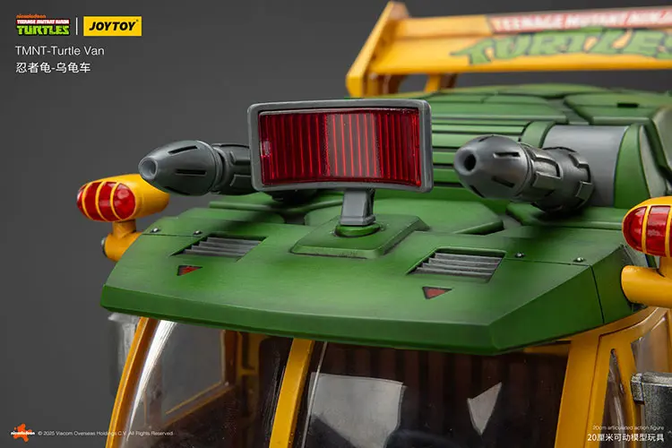 The Car Roof Of The Vehicle Model Turtle Van (party Wagon) Tmnt Nickelodeon 1 18 Joytoy Teenage Mutant Ninja Turtles Rectangle Image 2