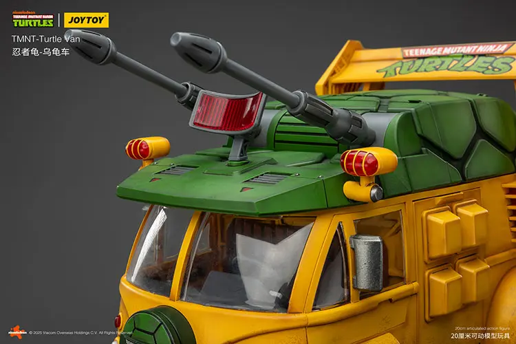 The Car Roof Of The Vehicle Model Turtle Van (party Wagon) Tmnt Nickelodeon 1 18 Joytoy Teenage Mutant Ninja Turtles Rectangle Image
