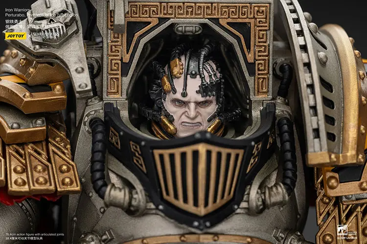 The Details Of Action Figure Iron Warriors Perturabo, Primarch Of The Ivth Legion 1 18 Jotyoy Warhammer The Horus Heresy Rectangle Image 2