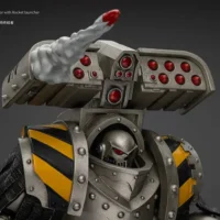 The Details Of Action Figure Iron Warriors Tyrant Siege Master Terminator With Rocket Launcher 1 18 Jotyoy Warhammer The Horus Heresy Rectangle Image 8