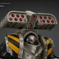 The Details Of Action Figure Iron Warriors Tyrant Siege Master Terminator With Rocket Launcher 1 18 Jotyoy Warhammer The Horus Heresy Rectangle Image 9