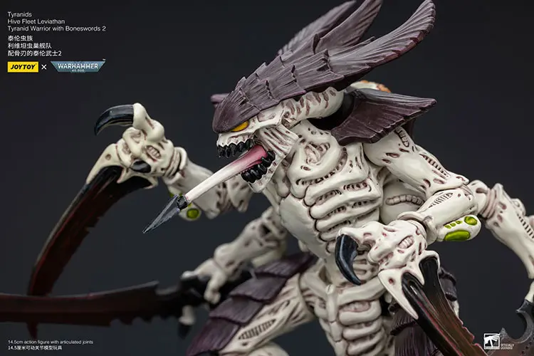 the details of Action Figure - Tyranids Hive Fleet Leviathan Tyranid Warrior with Boneswords 2 1 18 - JOYTOY Warhammer 40K rectangle image 78 The Details Of Action Figure Tyranids Hive Fleet Leviathan Tyranid Warrior With Boneswords 2 1 18 Joytoy Warhammer 40k Rectangle Image 78
