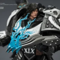 the details of thAction Figure - JoyToy Raven Guard Corvus Corax, Primarch of the XIX Legion 1 18 (with artificer-crafted lightn (6)
