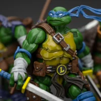 the details of the Action Figure - Leonardo TMNT Nickelodeon 1 18 - JOYTOY Teenage Mutant Ninja Turtles rectangle image