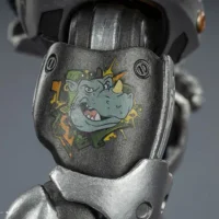 the details of the Action Figure - Mighty Rocksteady TMNT Nickelodeon 1 18 - JOYTOY Teenage Mutant Ninja Turtles rectangle image 13 The Details Of The Action Figure Mighty Rocksteady Tmnt Nickelodeon 1 18 Joytoy Teenage Mutant Ninja Turtles Rectangle Image 13