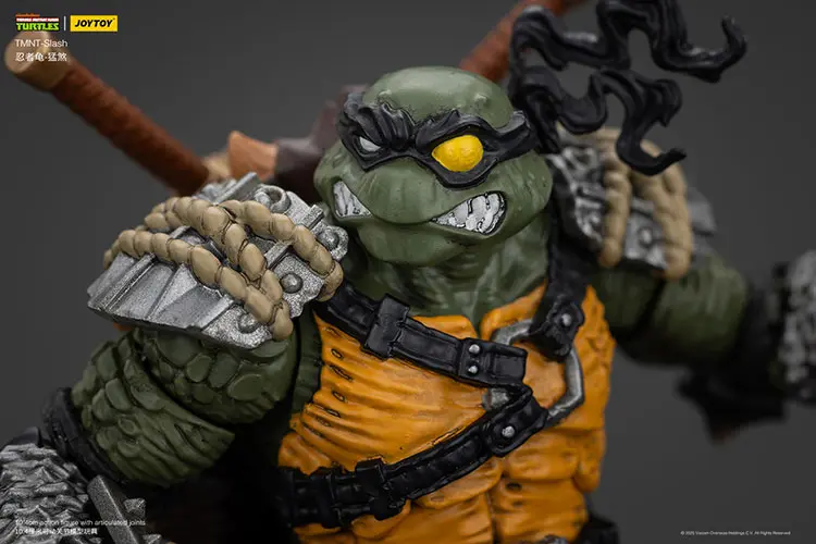 the details of the Action Figure - Slash TMNT Nickelodeon 1 18 - JOYTOY Teenage Mutant Ninja Turtles rectangle image The Details Of The Action Figure Slash Tmnt Nickelodeon 1 18 Joytoy Teenage Mutant Ninja Turtles Rectangle Image