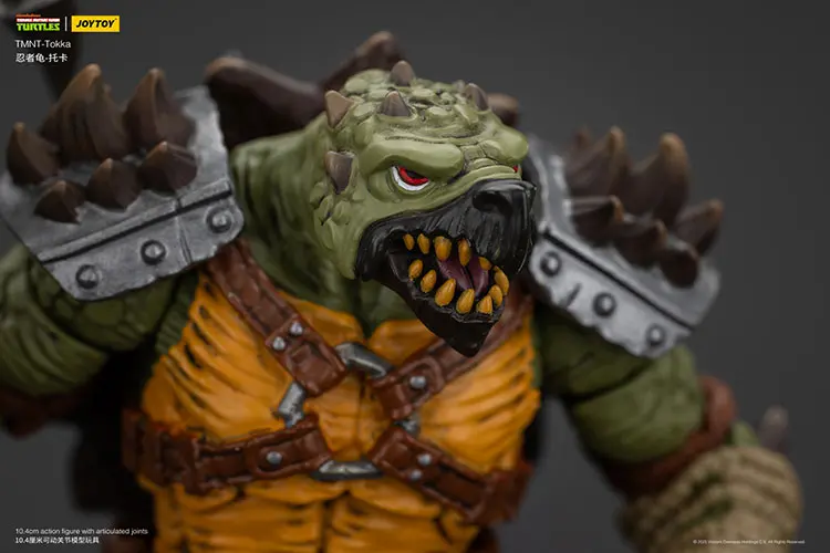 The Details Of The Action Figure Tokka Infantryman Tmnt Nickelodeon 1 18 Joytoy Teenage Mutant Ninja Turtles Rectangle Image