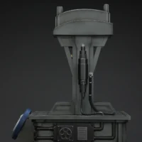The Details Of The The Display Stand Of Action Figure Joytoy Ultramarines Captain Mkx Helmet 1 1 Life Size Replica Warhammer 40k Rectangle Image 22