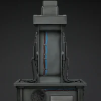 The Details Of The The Display Stand Of Action Figure Joytoy Ultramarines Captain Mkx Helmet 1 1 Life Size Replica Warhammer 40k Rectangle Image 23
