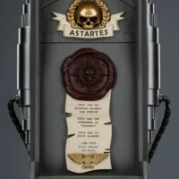 the details of the the display stand of the Action Figure - JOYTOY White Scars MkX Helmet & Display Stand 1 1 Life-Size Replica - Warhammer 40K rentangle image 31 the details of the the display stand of the Action Figure - JOYTOY White Scars MkX Helmet & Display Stand 1 1 Life-Size Replica - Warhammer 40K rentangle image 31