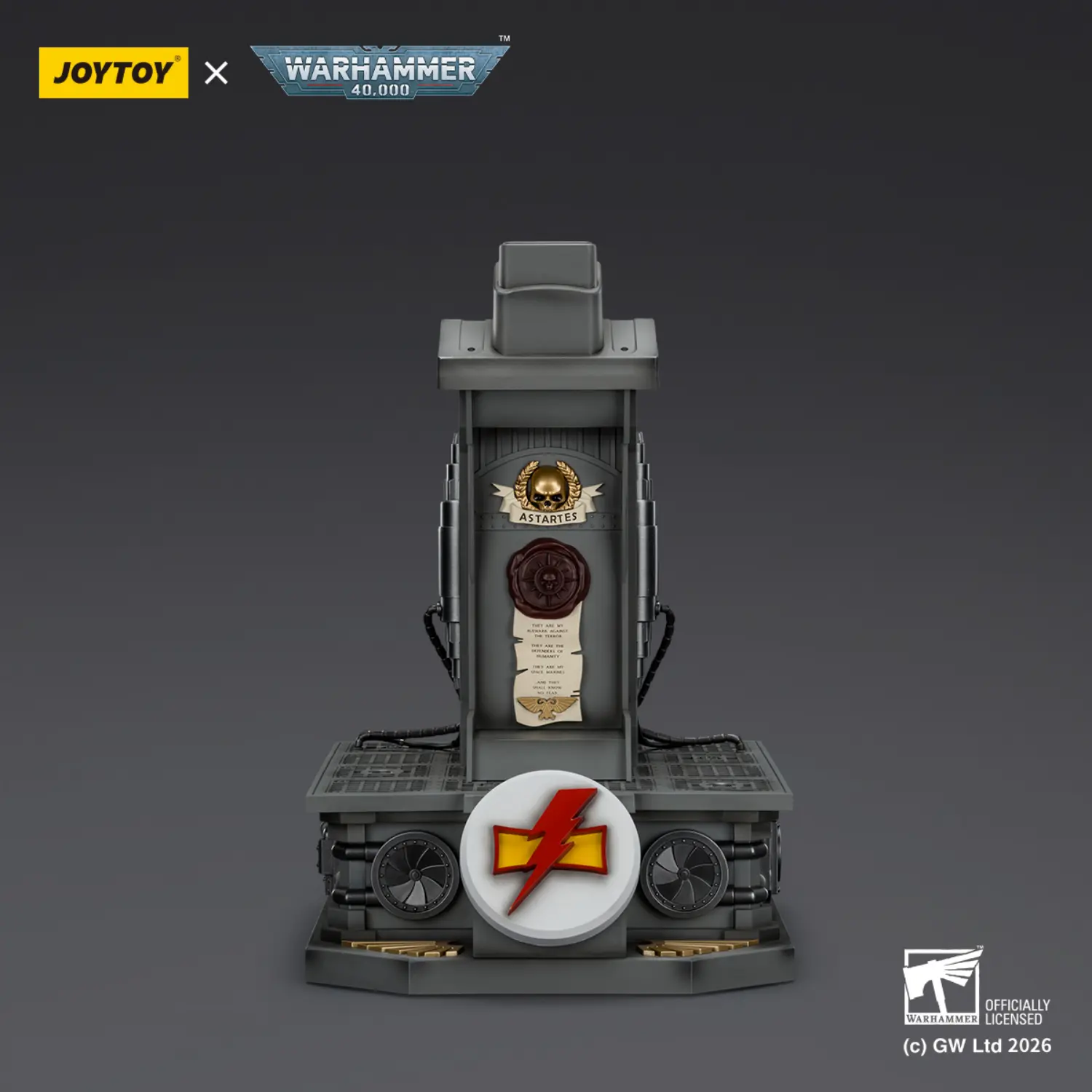 the display stand of the Action Figure - JOYTOY White Scars MkX Helmet & Display Stand 1 1 Life-Size Replica - Warhammer 40K the display stand of the Action Figure - JOYTOY White Scars MkX Helmet & Display Stand 1 1 Life-Size Replica - Warhammer 40K