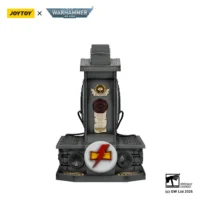 the display stand of the Action Figure - JOYTOY White Scars MkX Helmet & Display Stand 1 1 Life-Size Replica - Warhammer 40K in white background the display stand of the Action Figure - JOYTOY White Scars MkX Helmet & Display Stand 1 1 Life-Size Replica - Warhammer 40K in white background