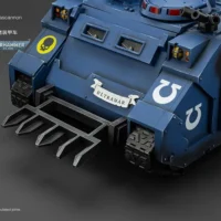 the front details of Action Figure Vehicle - Ultramarines Razorback with Twin Lascannon 1 18 - JOYTOY Warhammer 40K rectangle image The Front Details Of Action Figure Vehicle Ultramarines Razorback With Twin Lascannon 1 18 Joytoy Warhammer 40k Rectangle Image