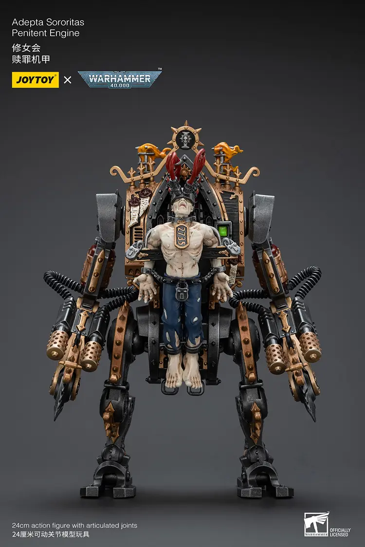 the front of Action Figure - Adepta Sororitas Penitent Engine (with Penitent Buzz-Blades) 1 18 - JOYTOY Warhammer 40K rectangle image The Front Of Action Figure Adepta Sororitas Penitent Engine (with Penitent Buzz Blades) 1 18 Joytoy Warhammer 40k Rectangle Image