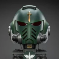 the front of Action Figure Helmet - Dark Angels MkX 1 1 Life-Size Wearable Replica and Display Stand - JOYTOY Warhammer 40K rectangle image The Front Of Action Figure Helmet Dark Angels Mkx 1 1 Life Size Wearable Replica And Display Stand Joytoy Warhammer 40k Rectangle Image