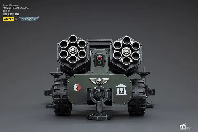 the front of the Malleus Rocket Launcher of Action Figure - Astra Militarum Ordnance Team 1 18 - JOYTOY Warhammer 40K rectangle image The Front Of The Malleus Rocket Launcher Of Action Figure Astra Militarum Ordnance Team 1 18 Joytoy Warhammer 40k Rectangle Image
