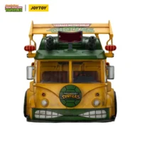 the front of the Vehicle Model - Turtle Van (Party Wagon) TMNT Nickelodeon 1 18 - JOYTOY Teenage Mutant Ninja Turtles in white background The Front Of The Vehicle Model Turtle Van (party Wagon) Tmnt Nickelodeon 1 18 Joytoy Teenage Mutant Ninja Turtles In White Background
